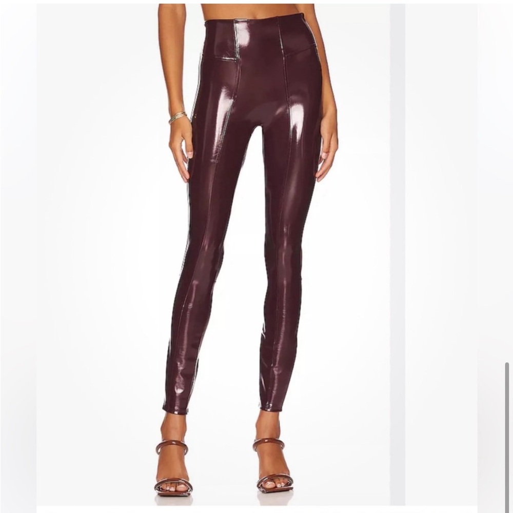 Spanx Faux Patent Leather Leggings